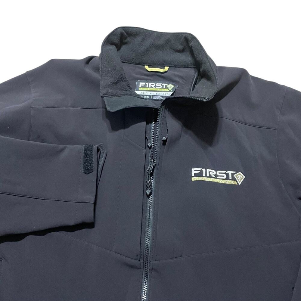 First Tactical Tactix System Jacket Mens X-Large Black Softshell Full Zip MINT